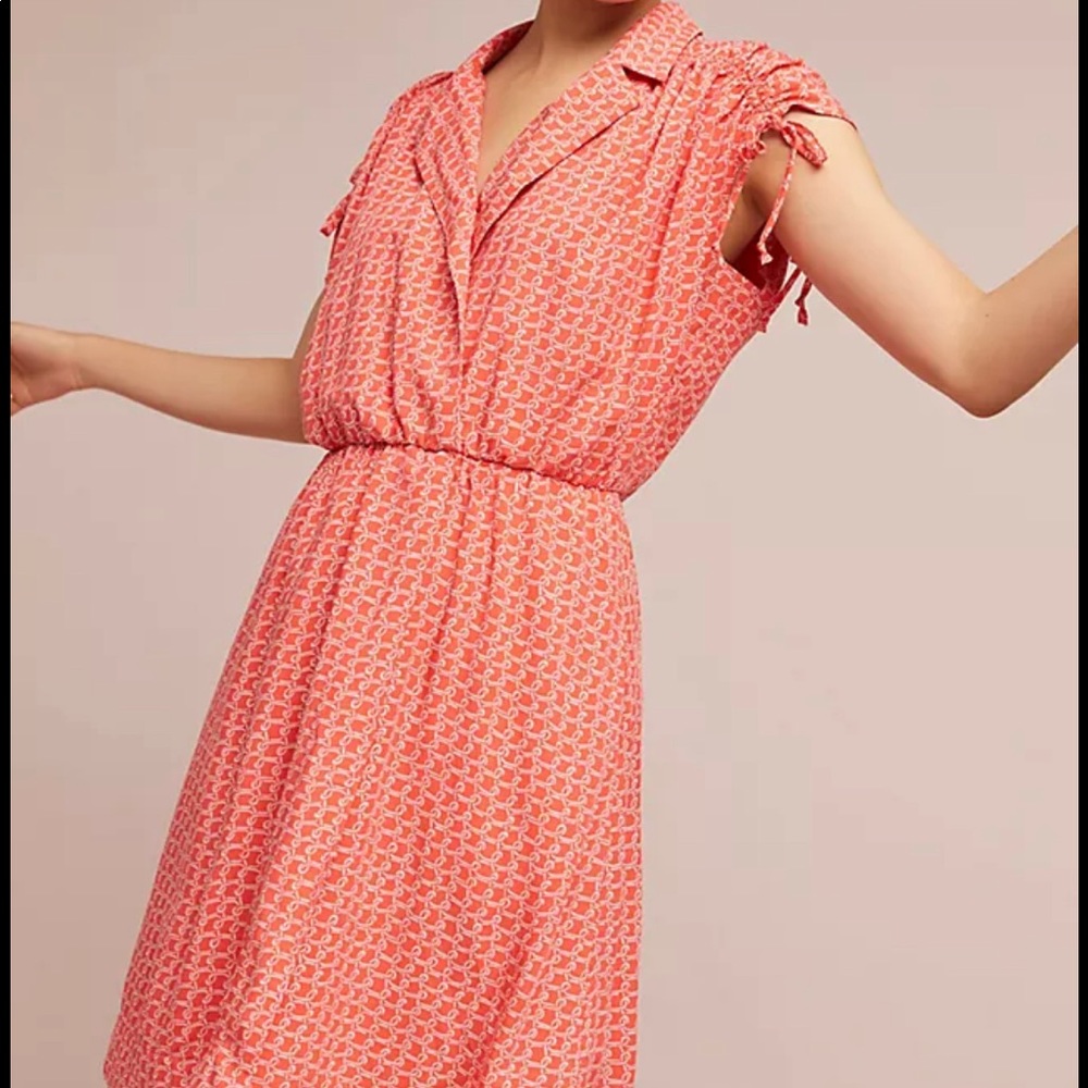 Carlotta Ruched Shirtdress Maeve Anthropologie